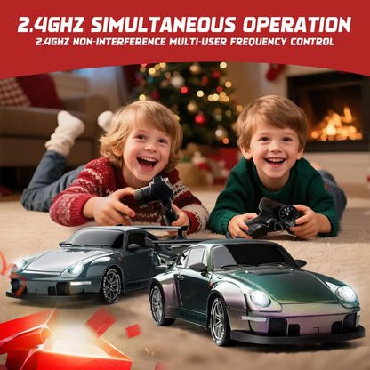 1:24 Scale 4WD RC Drift Car – 2.4GHz High-Speed 20KM/H Racing Car with LED Lights