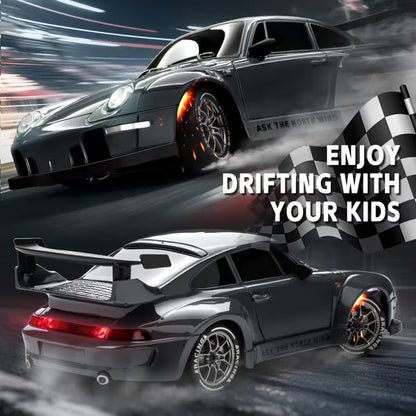 1:24 Scale 4WD RC Drift Car – 2.4GHz High-Speed 20KM/H Racing Car with LED Lights